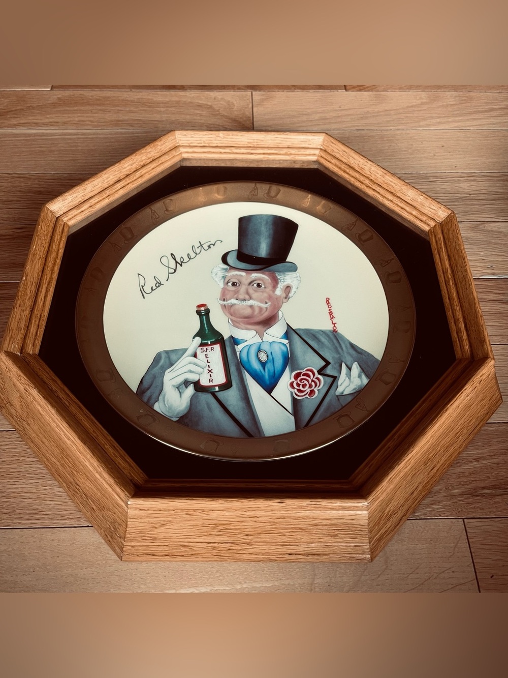 “San Fernando Red” 519/1000 Oak framed Porcelain 1996 Armstrong Golden Memories